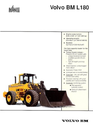 Pale gommate Volvo L 180