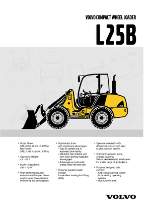 Pale gommate Volvo L25B