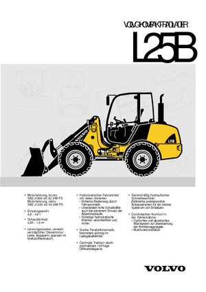 Pale gommate Volvo L25B