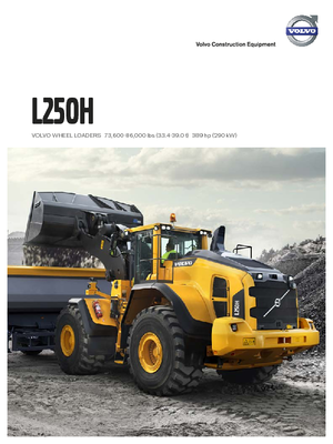 Pale gommate Volvo L250H