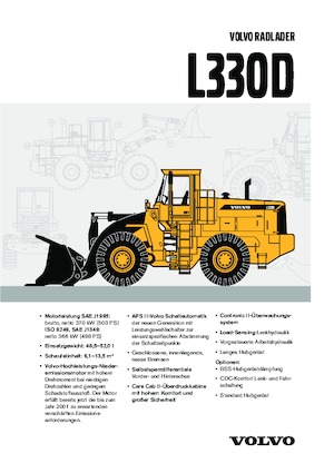 Pale gommate Volvo L 330 D-LB