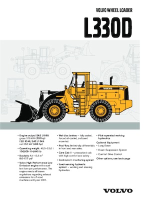 Pale gommate Volvo L 330 D-LB