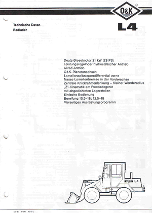 Pale gommate O&K L 4 C