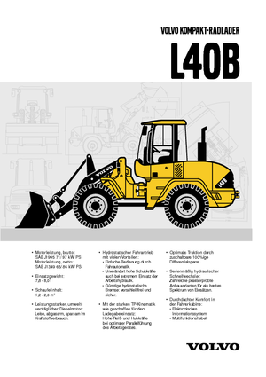Pale gommate Volvo L 40 BTP