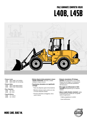 Pale gommate Volvo L45B TPS