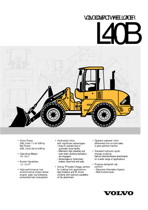 Pale gommate Volvo L 40 BTP