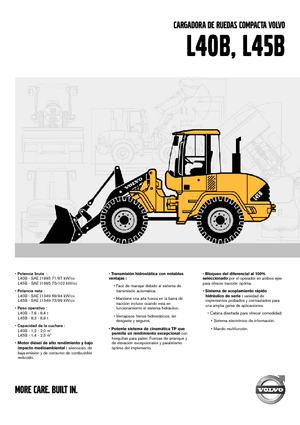 Pale gommate Volvo L40B TPS