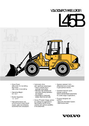 Pale gommate Volvo L 45 BTP
