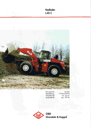 Pale gommate O&K L 45 C