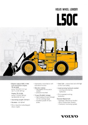 Pale gommate Volvo L 50 C