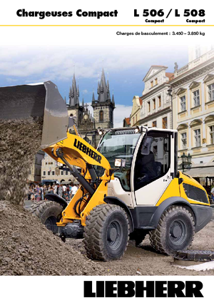 Pale gommate Liebherr L 506 Compact