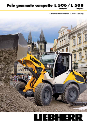 Pale gommate Liebherr L 506 Compact