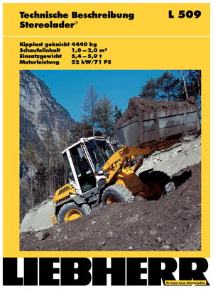 Pale gommate Liebherr L 508 Z-Stereo