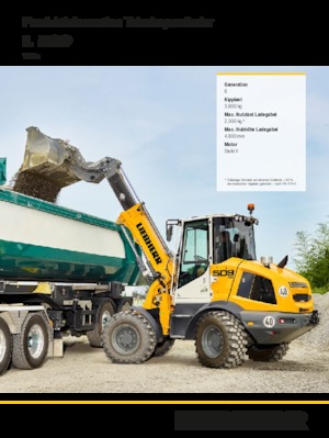 Pale gommate Liebherr L 509 Tele