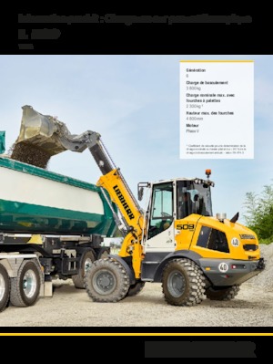 Pale gommate Liebherr L 509 Tele