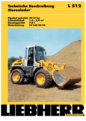 Pale gommate Liebherr L 512 P-Stereo