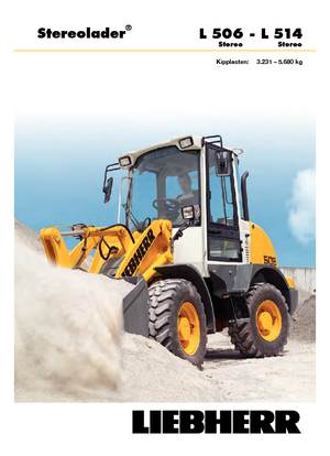 Pale gommate Liebherr L 506 Stereo