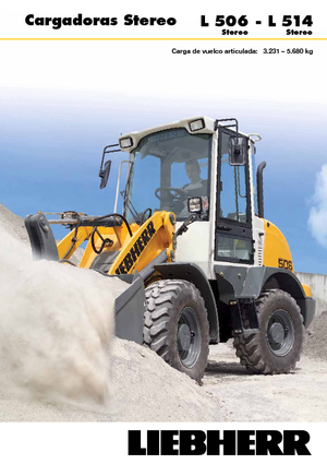 Pale gommate Liebherr L 514 Stereo