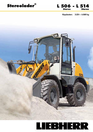 Pale gommate Liebherr L 514 Stereo