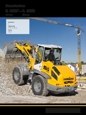 Pale gommate Liebherr L 514 Stereo