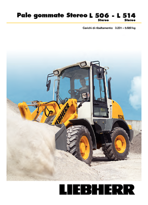 Pale gommate Liebherr L 514 Z-Stereo