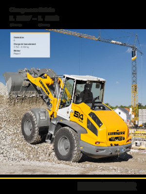 Pale gommate Liebherr L 518 Stereo