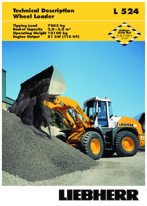 Pale gommate Liebherr L 524