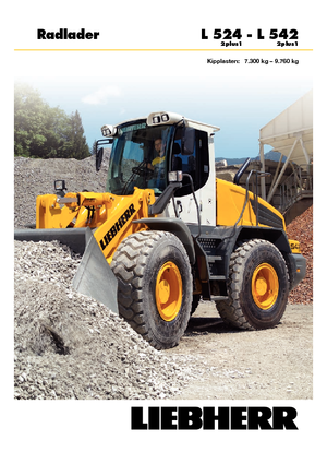 Pale gommate Liebherr L 524 P