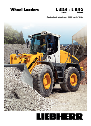 Pale gommate Liebherr L 524 P