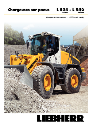 Pale gommate Liebherr L 524 P