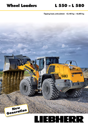 Pale gommate Liebherr L 550