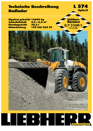 Pale gommate Liebherr L 574