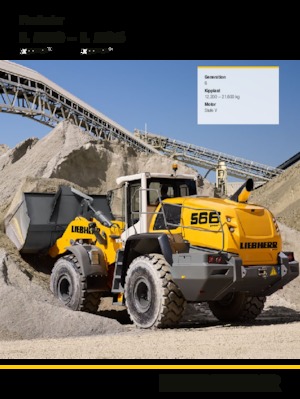 Pale gommate Liebherr L 580 XPower