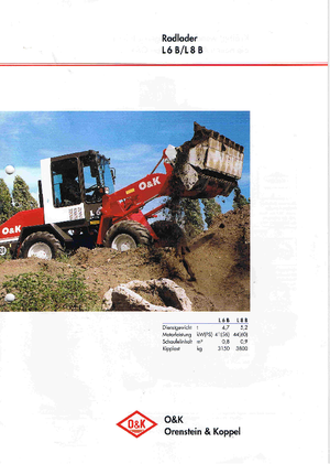 Pale gommate O&K L 8 B