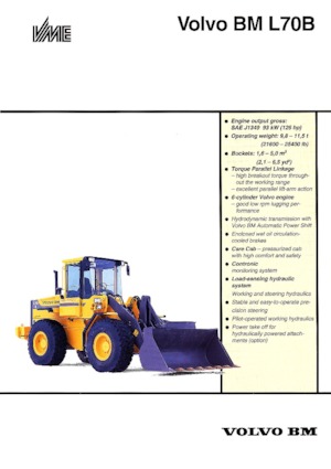 Pale gommate Volvo L 70 B