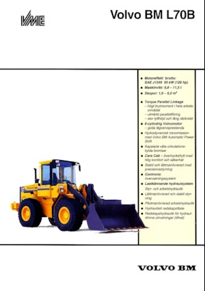 Pale gommate Volvo L 70 B