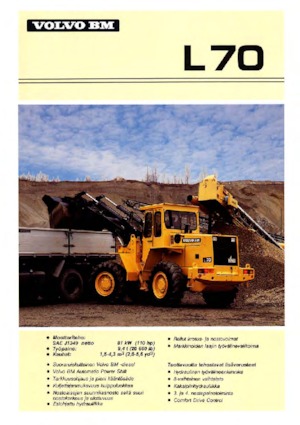 Pale gommate Volvo L 70