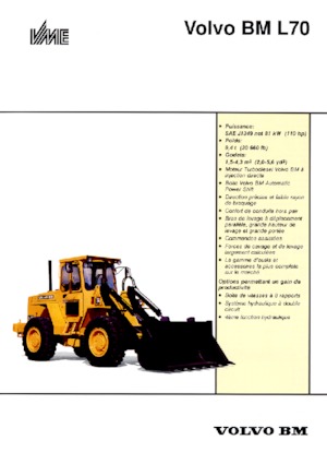 Pale gommate Volvo L 70