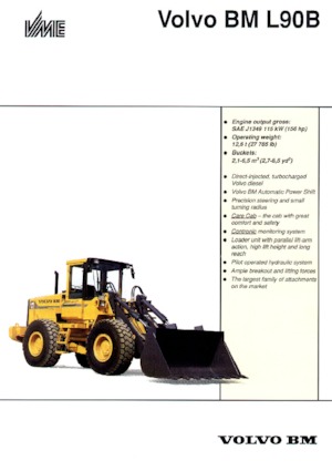 Pale gommate Volvo L 90 B