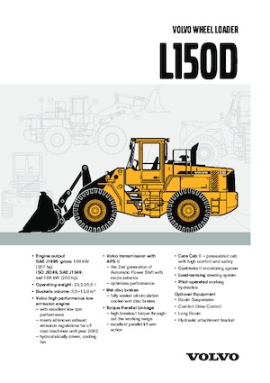 Pale gommate Volvo L150DLB
