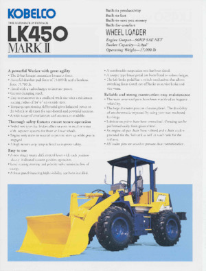 Pale gommate Kobelco LK450