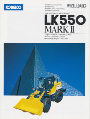 Pale gommate Kobelco LK550