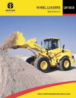 Pale gommate New Holland LW130 B