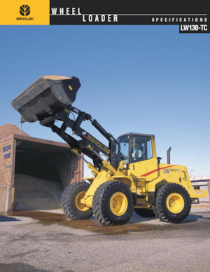 Pale gommate New Holland LW 130 TC