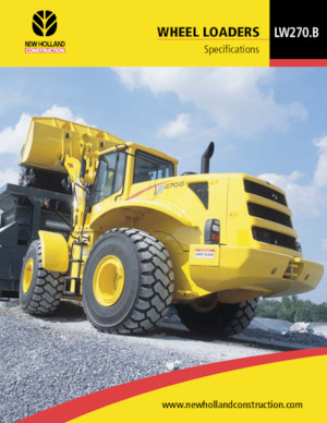 Pale gommate New Holland LW270 B