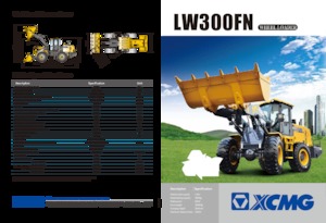 Pale gommate XCMG LW300FN