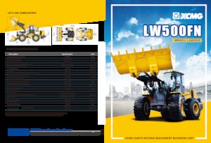 Pale gommate XCMG LW500FN