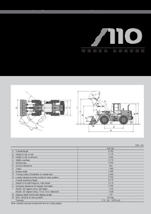Pale gommate Hitachi LX 110