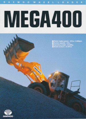 Pale gommate Doosan Mega 400
