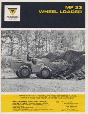 Pale gommate Massey Ferguson MF 33